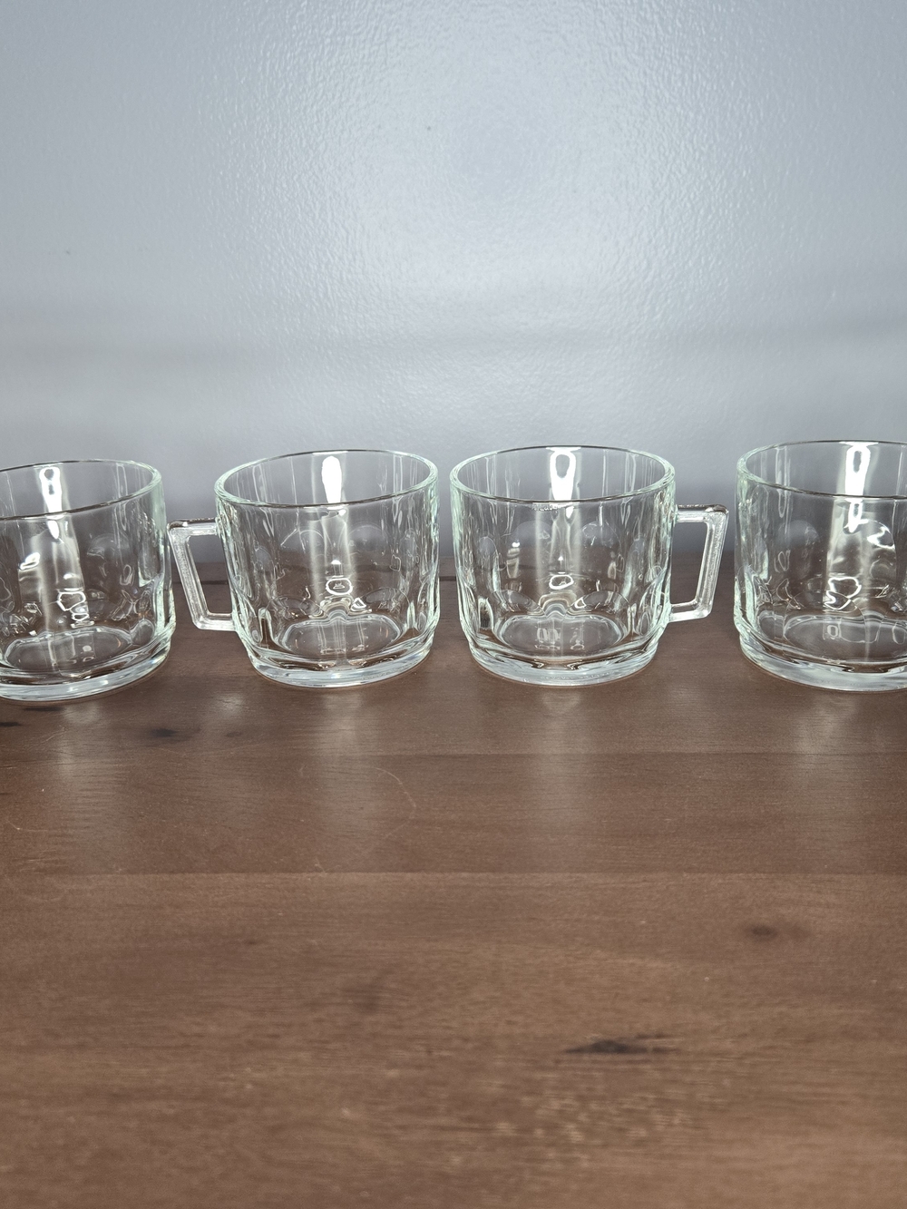 Vintage Set of 4 Arcoroc France Cappuccino Mugs